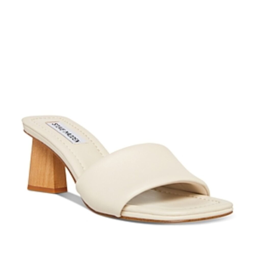 Steve Madden Cream Heeled Sandals – Size 6.5